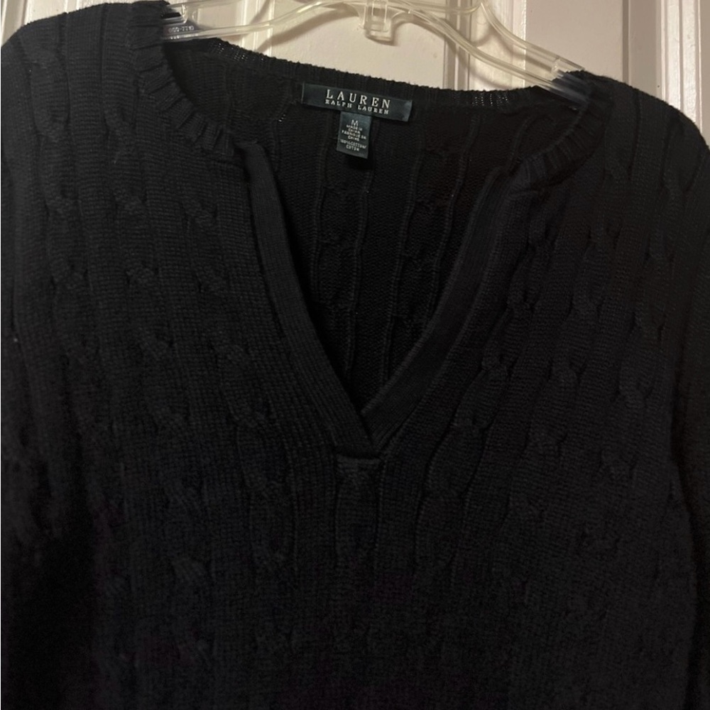 Lauren Ralph Lauren ~ Women’s ~ Black ~ Sweater ~ Medium ~ Black Tag